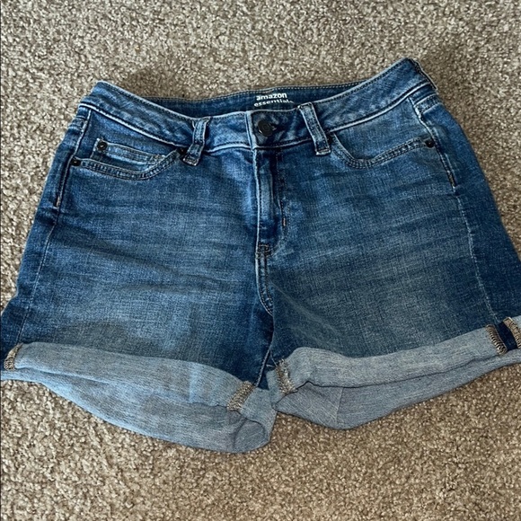 Amazon Essentials Blue Jean Shorts with Rolled Hem - Picture 1 of 4
